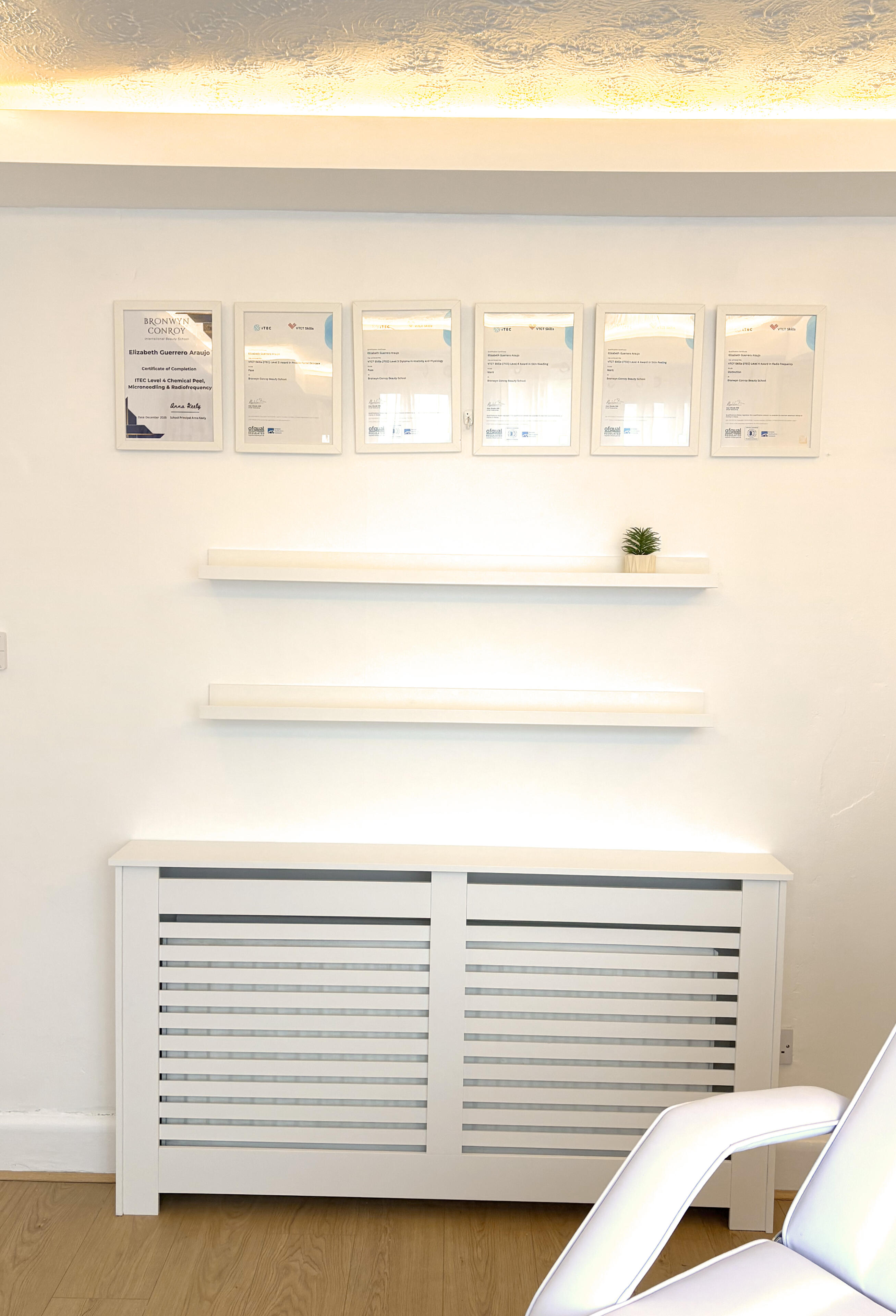 Derma Lift Studio facial treatment room in Terenure, Dublin